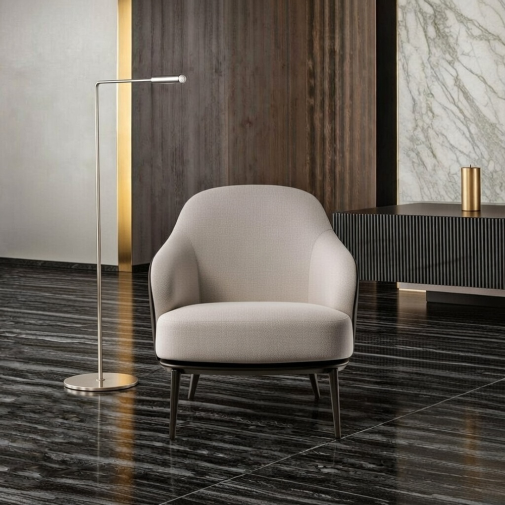 Aura Sculptural Accent Chair - Karrari