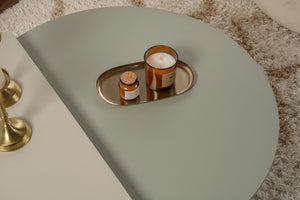 Two-Tone Geometric Coffee Table - Karrari