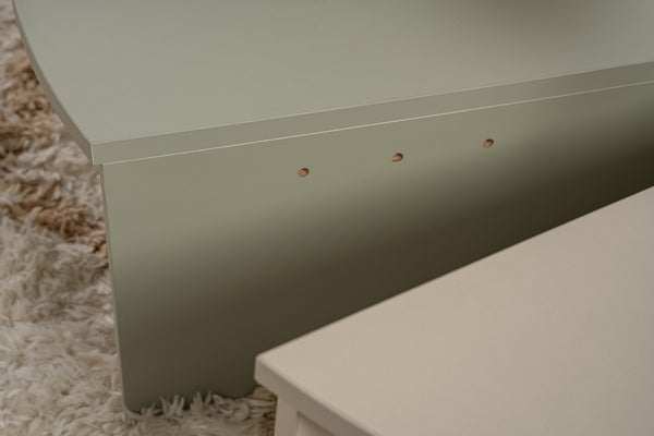 Two-Tone Geometric Coffee Table - Karrari