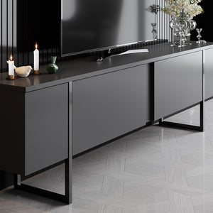 Luxe TV Stand - Anthracite Black - Karrari