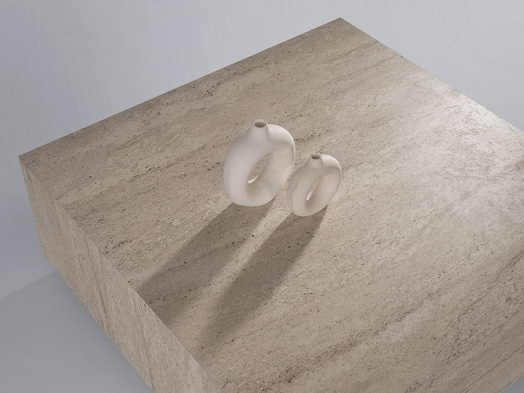 Coffee Table Lizbon  Travertine Beige - Karrari