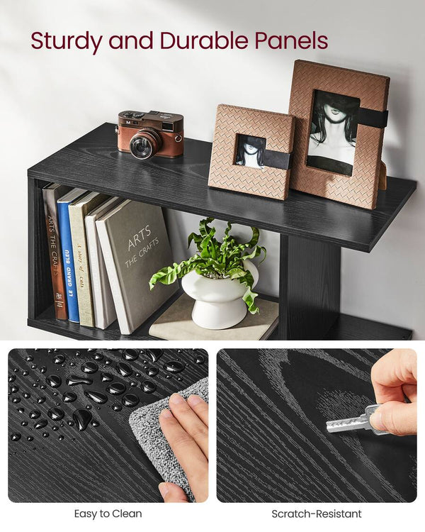 5-Tier Bookshelf with Open Storage