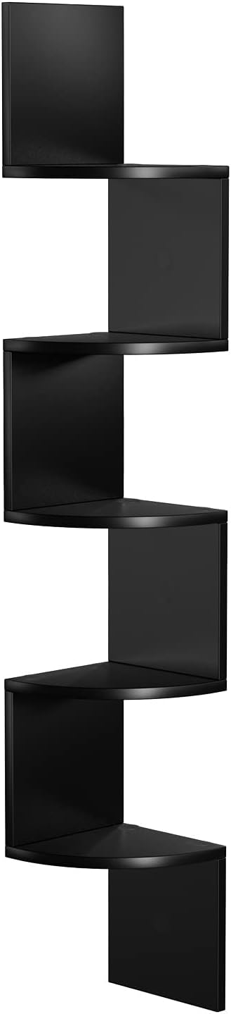 Wall-Mounted Corner Shelf with Shelves - Karrari