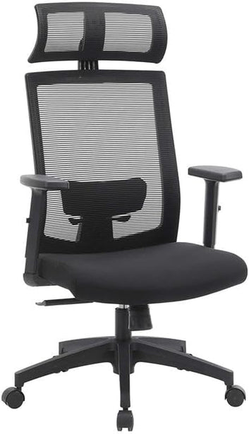 Ergonomic Office Chair, Mesh Armchair with High Back, 360° Swivel