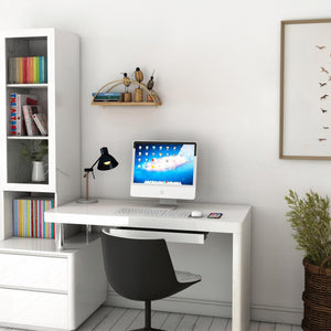 Wall Shelf Wood Veneer Gold Brown - Karrari