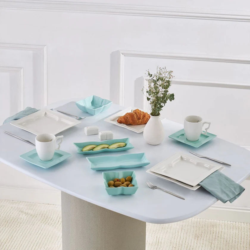 Karaca Winx 28-Piece Square Breakfast Set (6 Person) - Karrari