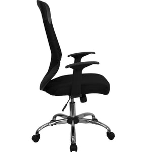 Executive Office Chair – Ergonomic Swivel Desk Chair with Chrome Base - Karrari
