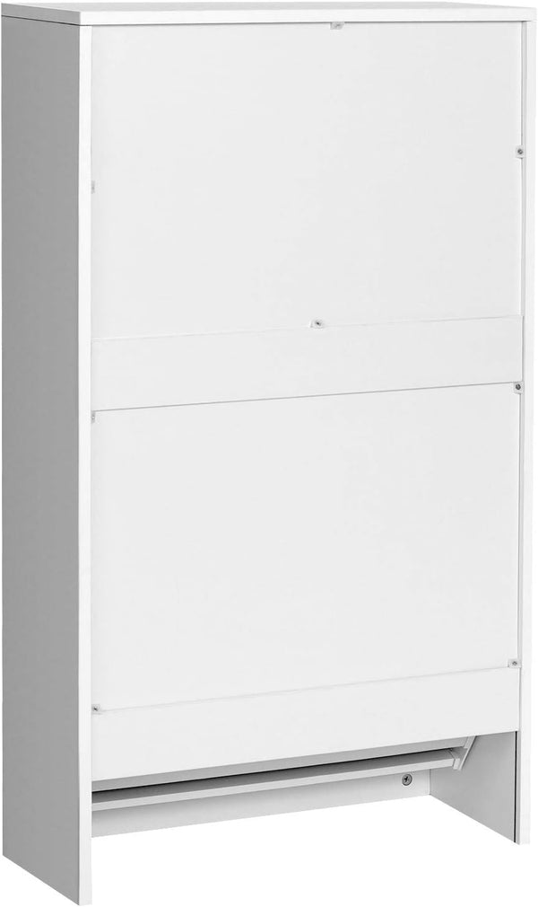 Entryway Shoe Rack – 2 Drop Doors, Adjustable - Karrari