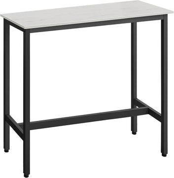 Bar, Kitchen, Pub Dining High Table, Sturdy Steel Frame, 40 x 100 x 90 cm