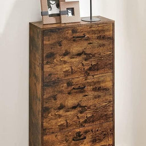 Wooden 3-Door Shoe Cabinet (Narrow Entrance) - Karrari