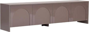Modern TV Unit, Melamine-Coated Chipboard &  Elegant Solid Surface
