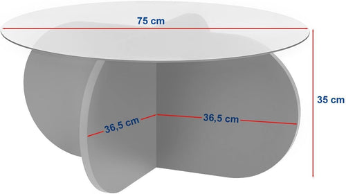 Stylish Coffee Table - 100% Tempered Glass