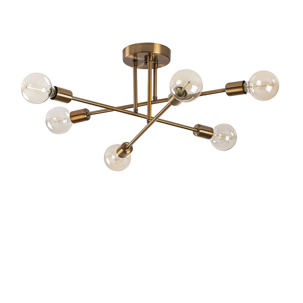 6-Light Globe Sputnik Ceiling Lamp - Karrari