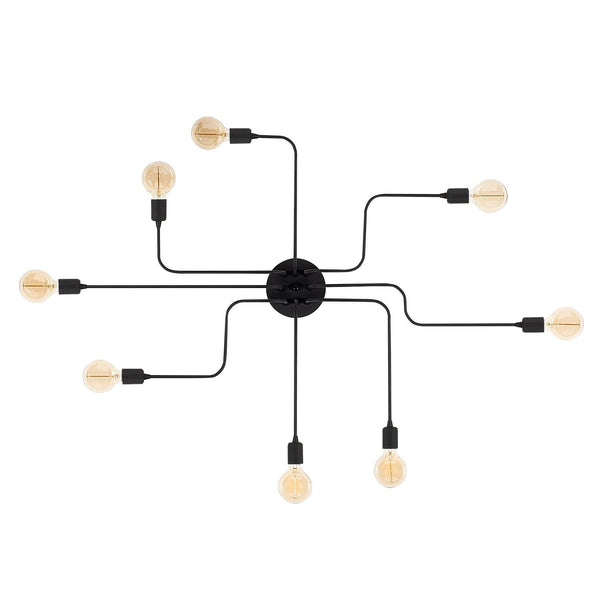 Adjustable Black Spider Ceiling Light - Karrari
