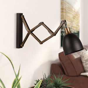 Adjustable Scissor Wall Sconce – Vintage Style - Karrari