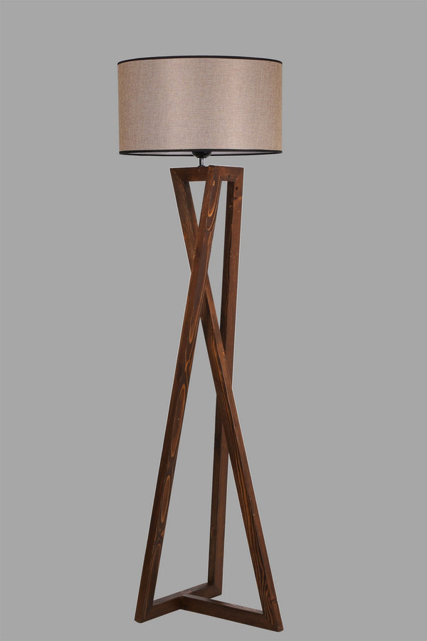 Wooden Tripod Floor Lamp – (149 cm) - Karrari