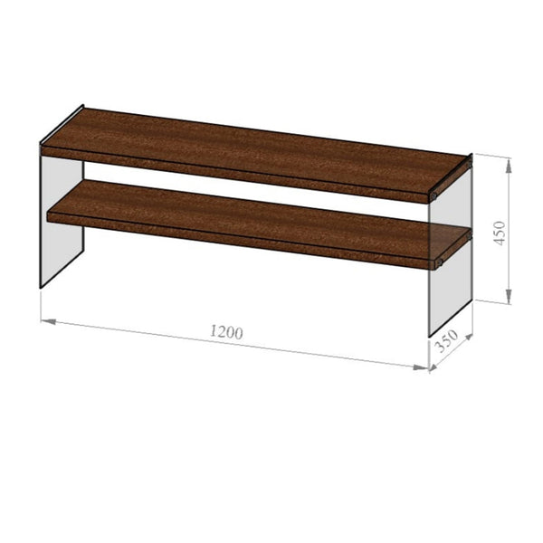 Modern Glass TV Stand - Karrari