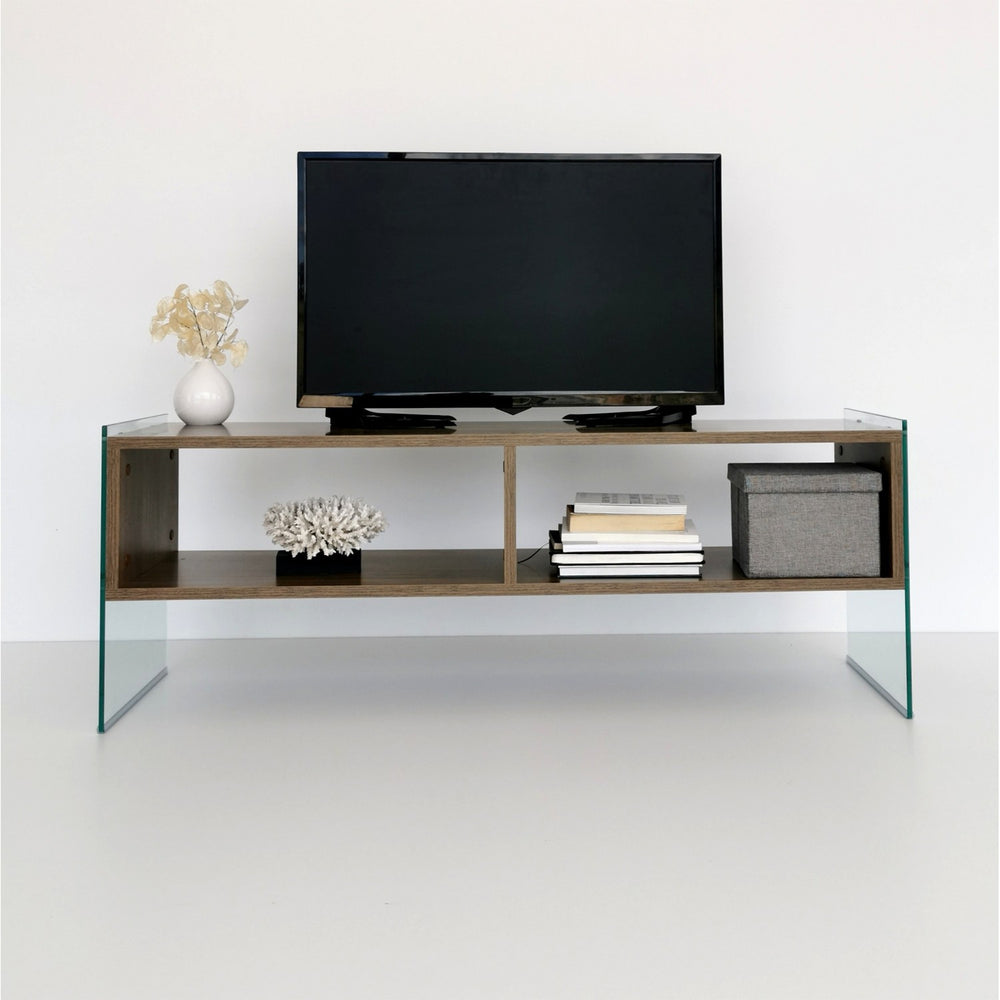 Modern TV Stand –  Wood Finish - Karrari
