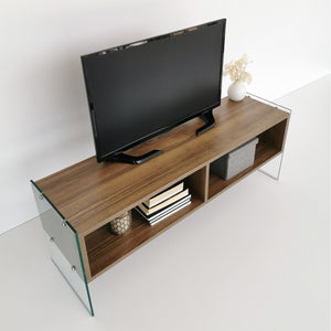 Modern TV Stand –  Wood Finish - Karrari