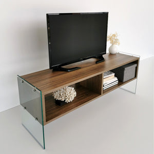 Modern TV Stand –  Wood Finish - Karrari