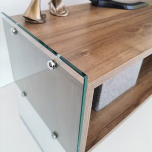 Modern TV Stand –  Wood Finish - Karrari