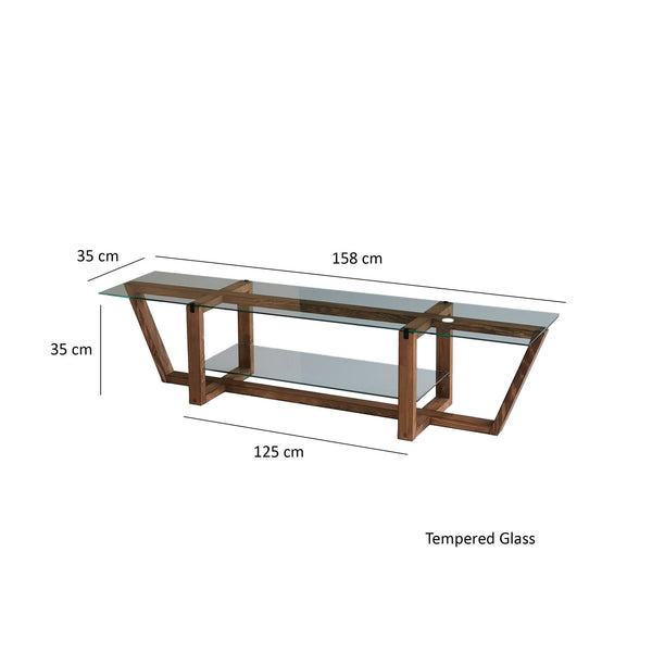 Modern Glass TV Stand - Karrari