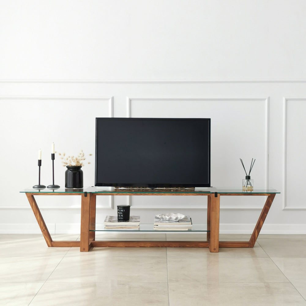 Modern Glass TV Stand - Karrari