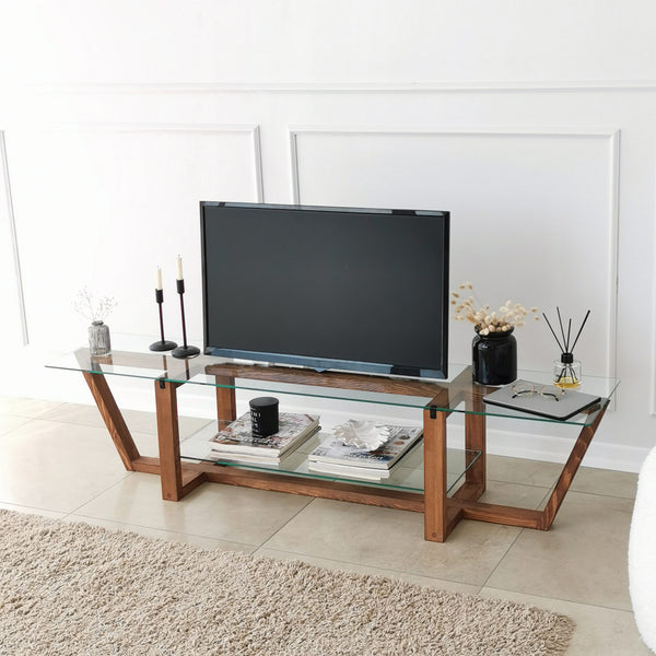 Modern Glass TV Stand - Karrari