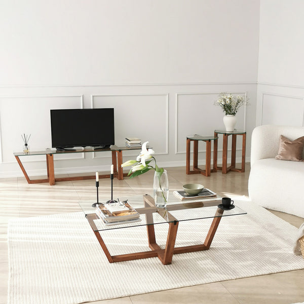 Modern Glass TV Stand - Karrari