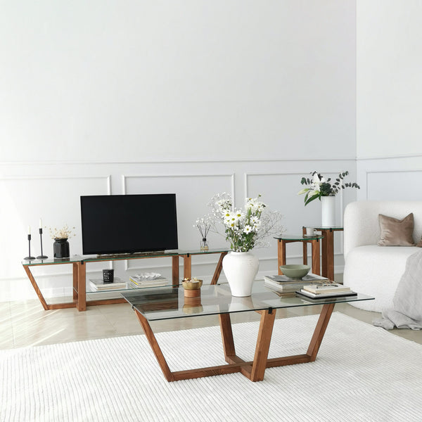 Modern Glass TV Stand - Karrari
