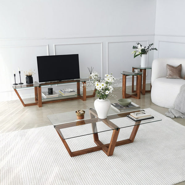 Modern Glass TV Stand - Karrari