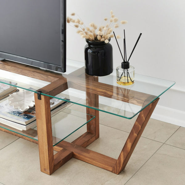 Modern Glass TV Stand - Karrari