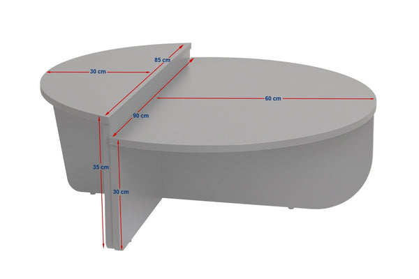 Modern Geometric Coffee Table - Karrari