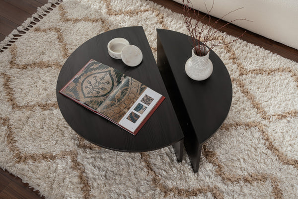 Modern Geometric Coffee Table - Karrari