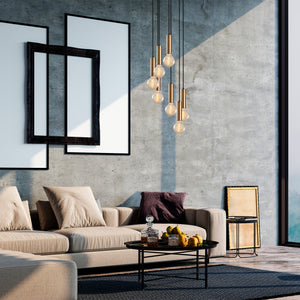 7-Light Hanging Pendant Chandelier - Karrari