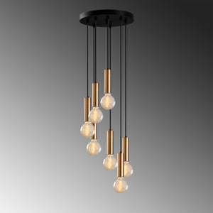 7-Light Hanging Pendant Chandelier - Karrari
