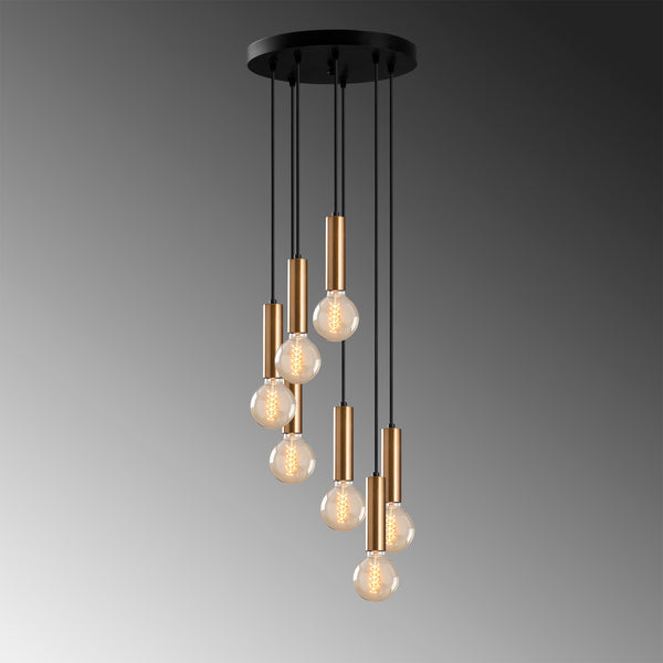 7-Light Hanging Pendant Chandelier - Karrari