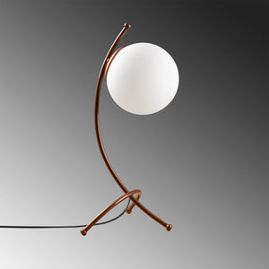 Sculptural Metal Table Lamp - Karrari