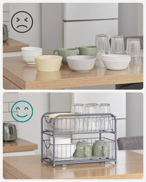 2-Tier Under Sink Storage Organiser - Karrari