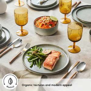 Karaca Skal 18-Piece Multicolour Stoneware Dinner Set - Karrari