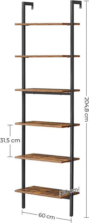 6-Tier Ladder Bookshelf - Karrari