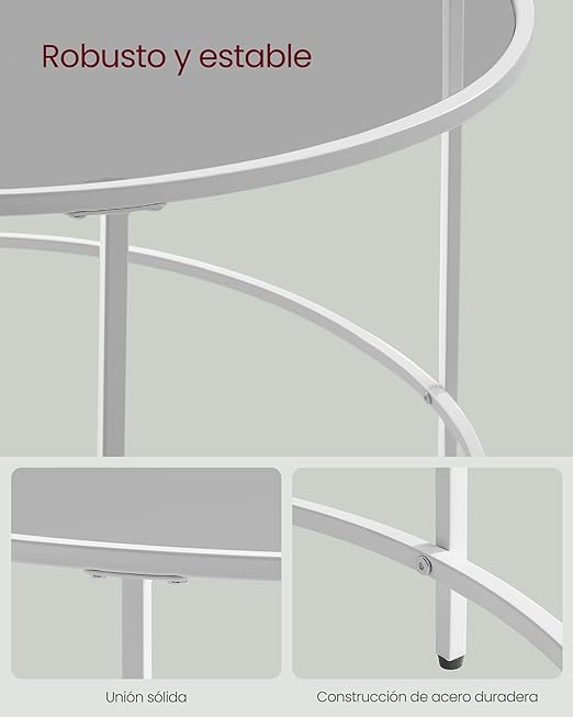 Round Glass Coffee Table - Karrari