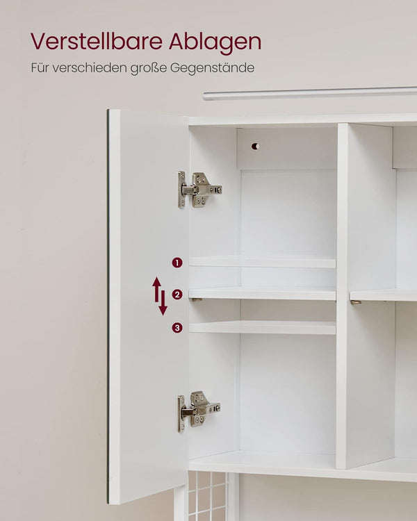 Bathroom Mirror Cabinet with LED Lighting - Karrari