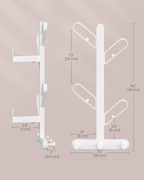Wall-Mounted Coat Rack - 7 Hooks - Karrari