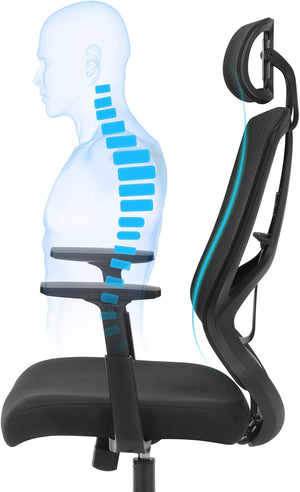 Ergonomic Office & Desk Chair with Lumbar Support - Karrari
