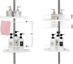 Adjustable Telescopic Bathroom Corner Shelf