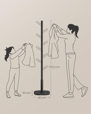 Tree Coat Rack - 8 Hooks - Karrari