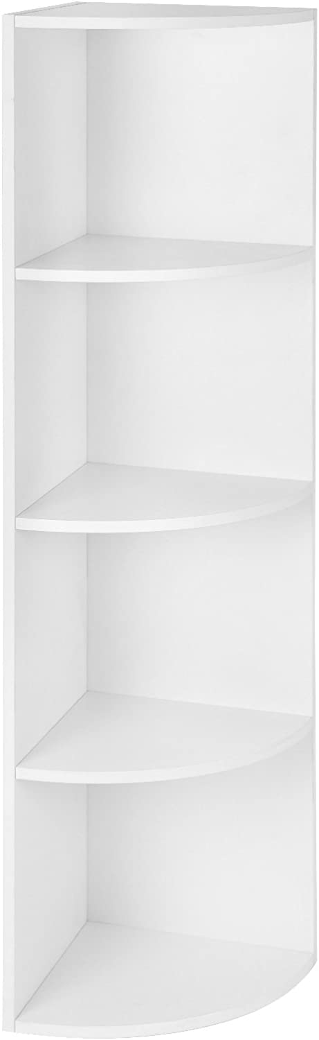 4-Tier Wooden Corner Bookcase - Karrari