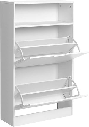Entryway Shoe Rack – 2 Drop Doors, Adjustable - Karrari