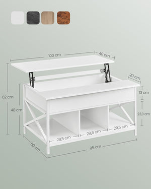 Lift-Top Coffee Table with Storage - Karrari
